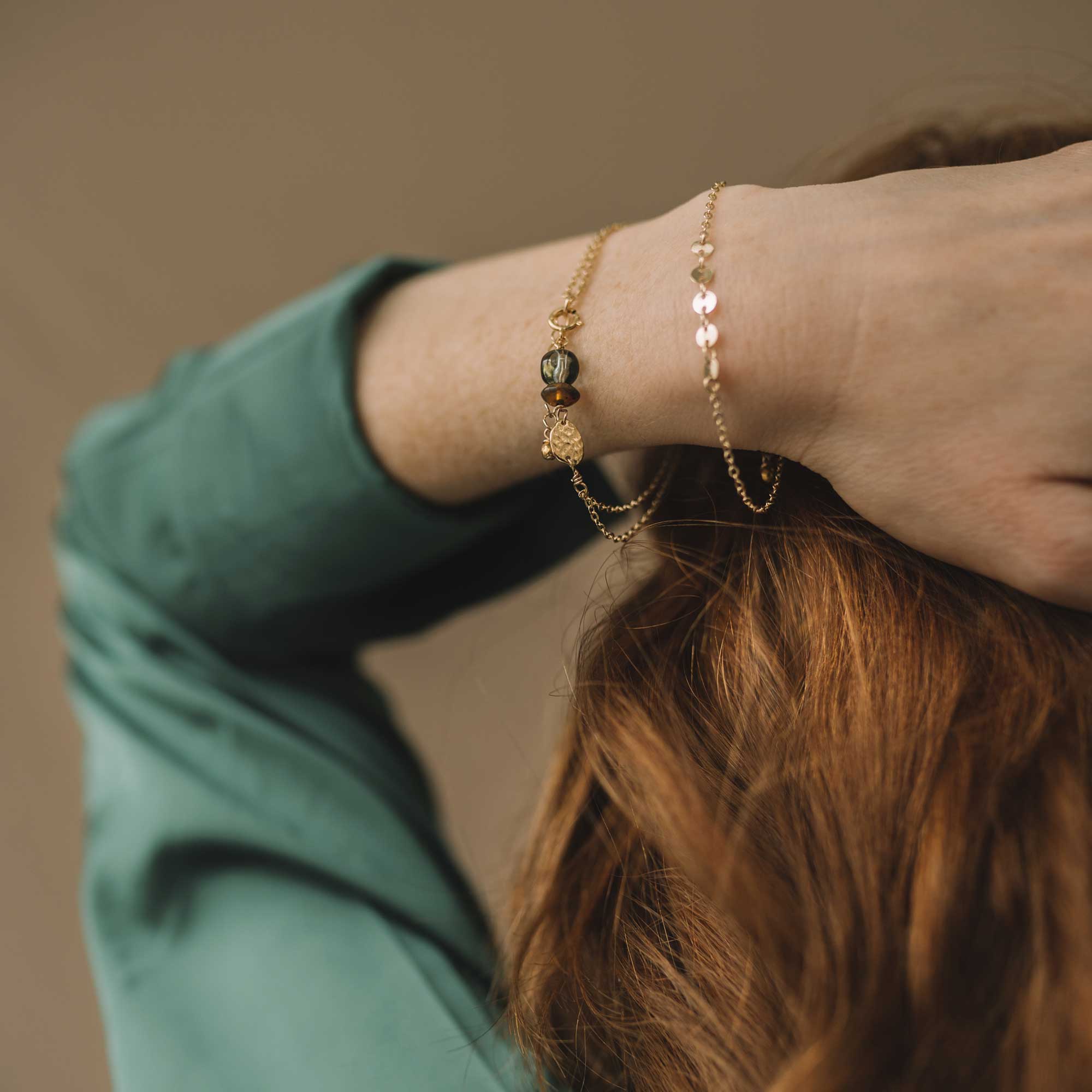 bracelet ajustable goldfilled sandrine devost jewelry