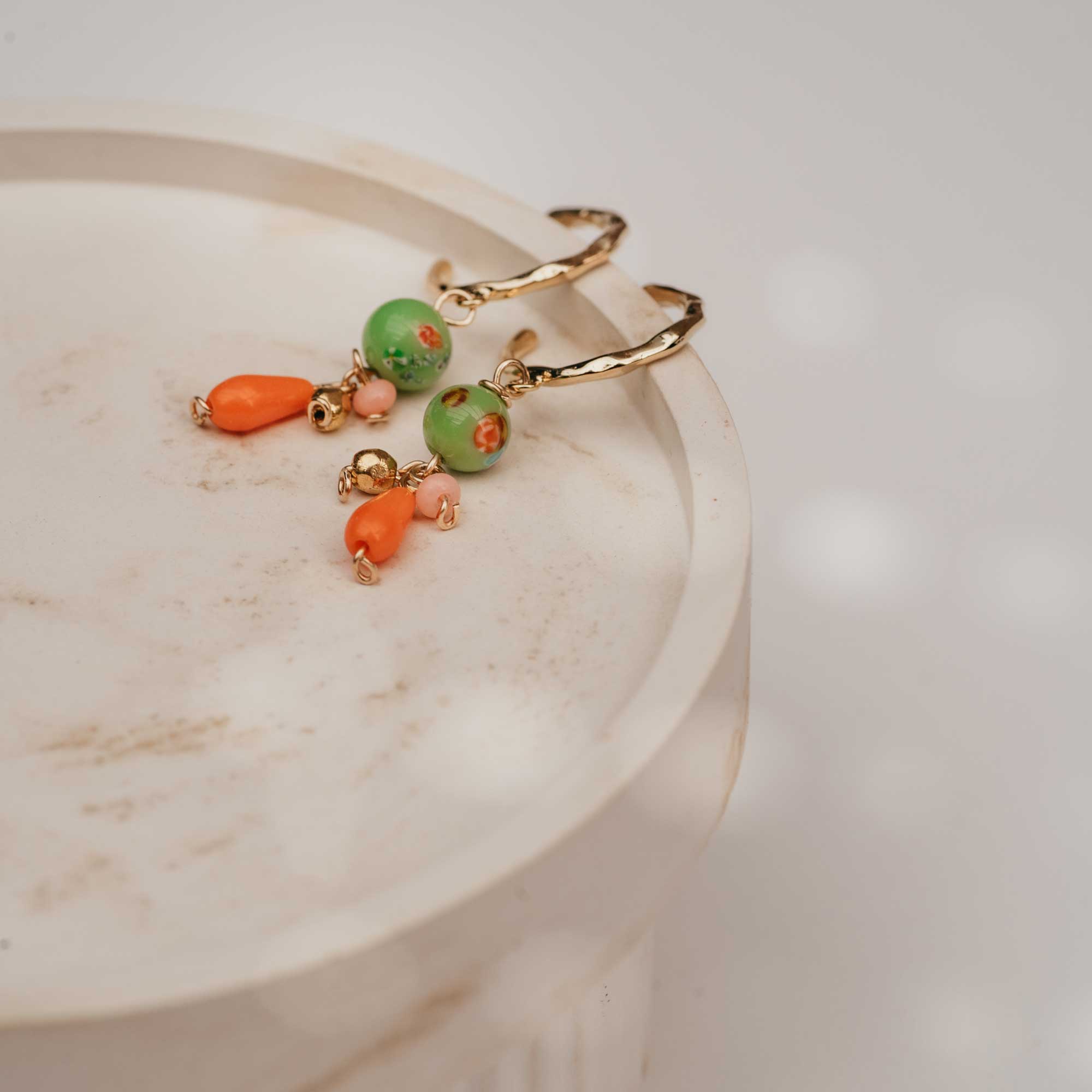 Boucles d'oreilles anneaux or bijoux québécois
