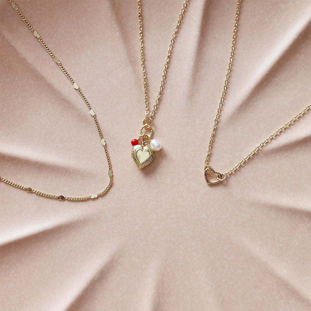 Heart necklaces