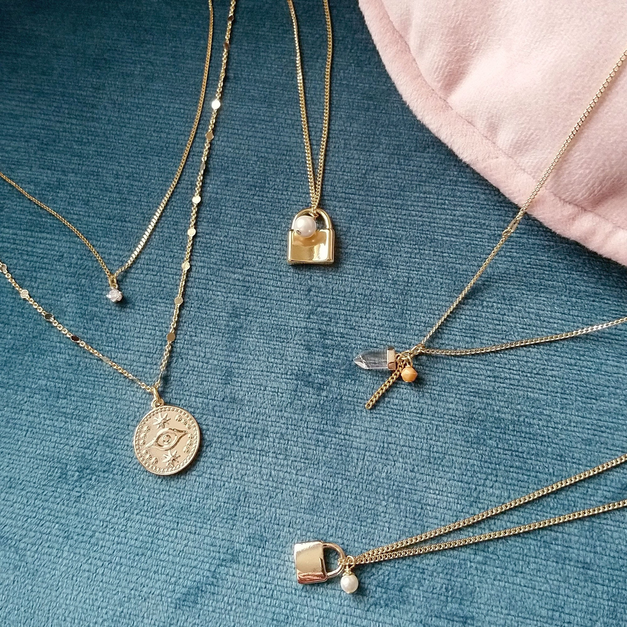 Evil Eye Necklaces Duo (SD1583)