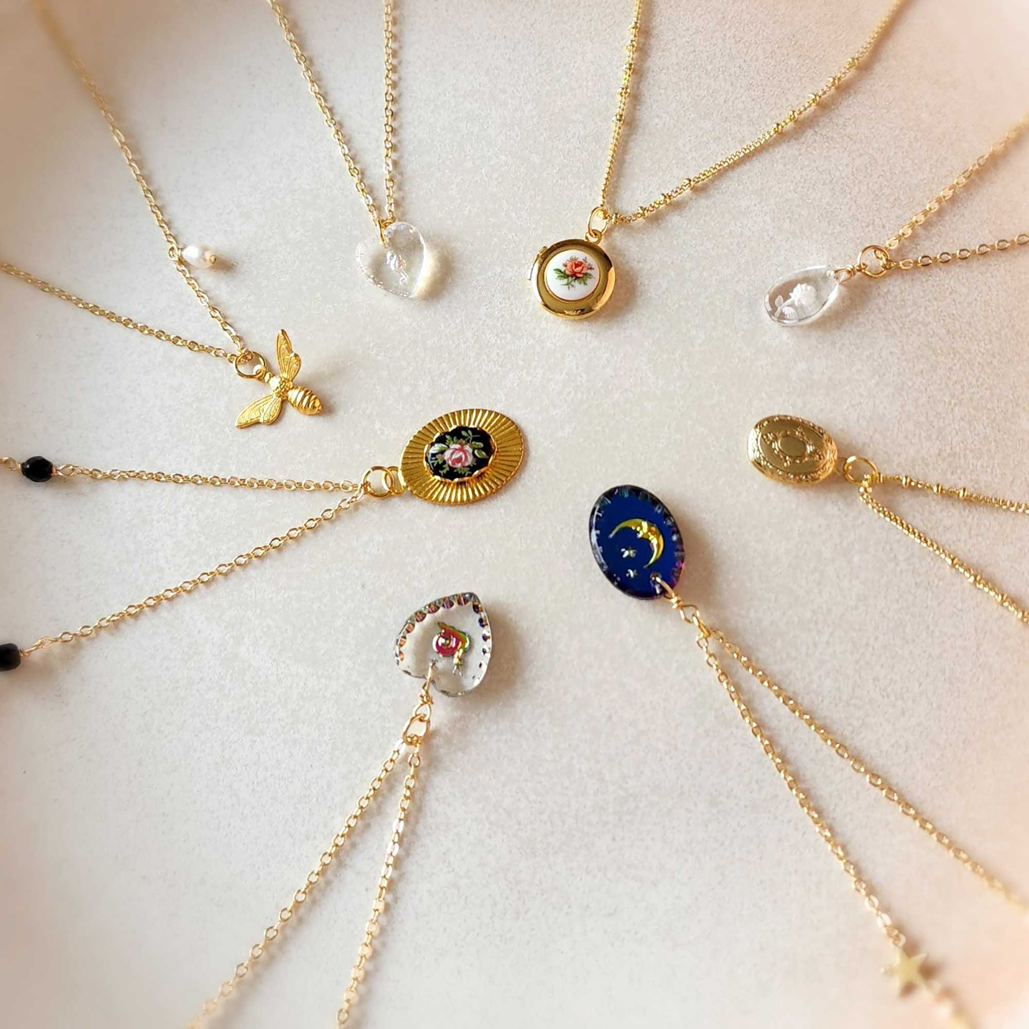 charm necklaces sandrine devost jewelry