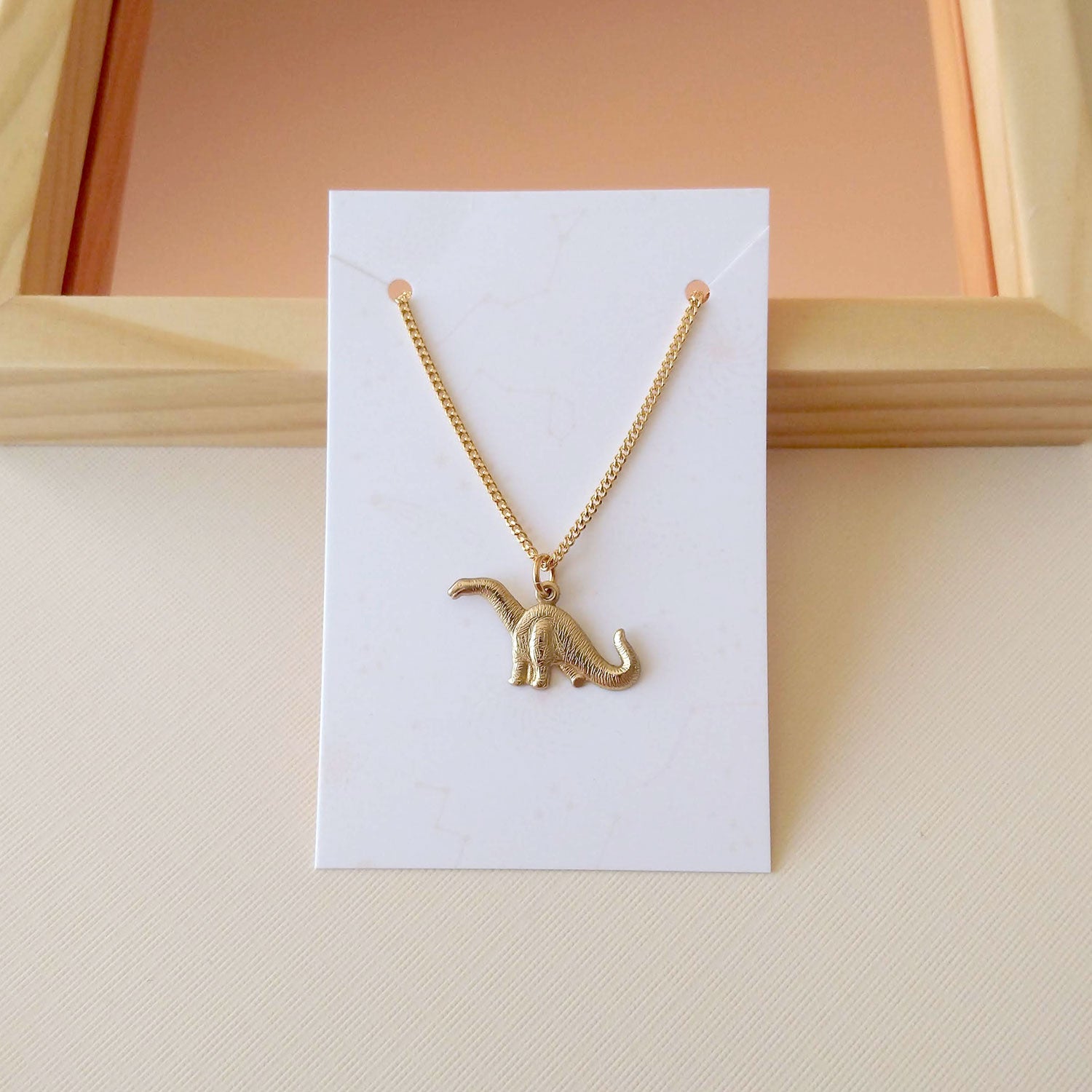 dinosaur charm chain