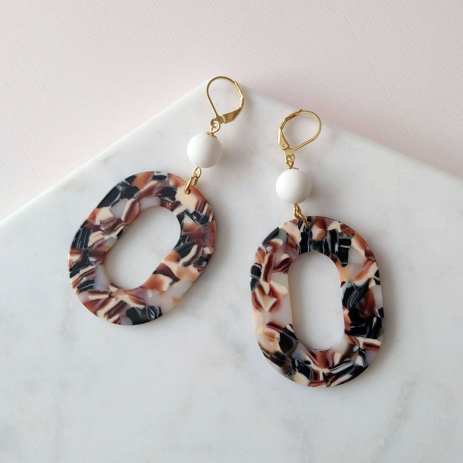 tortoiseshell earrings