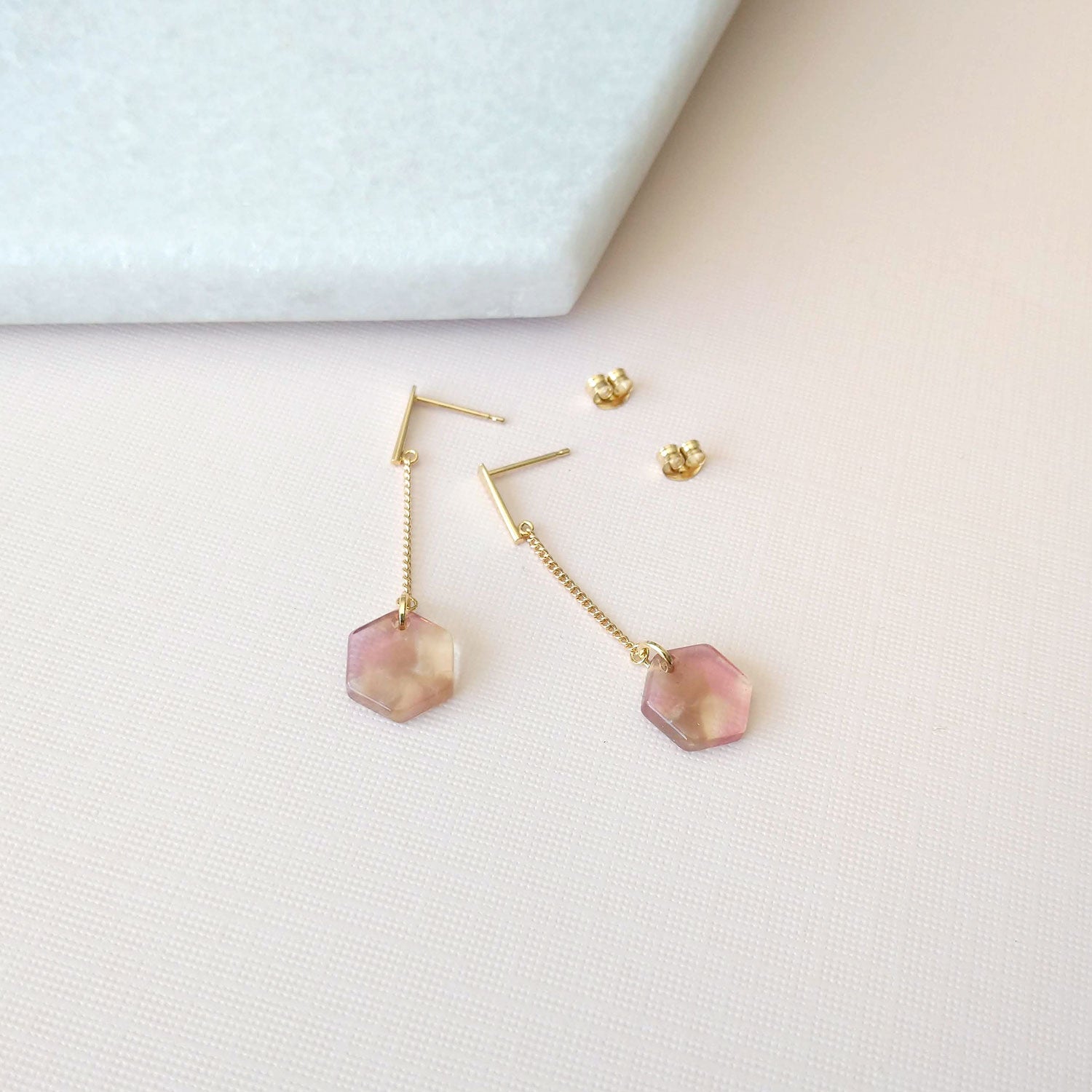 Nice Earrings in pink (SD1469)