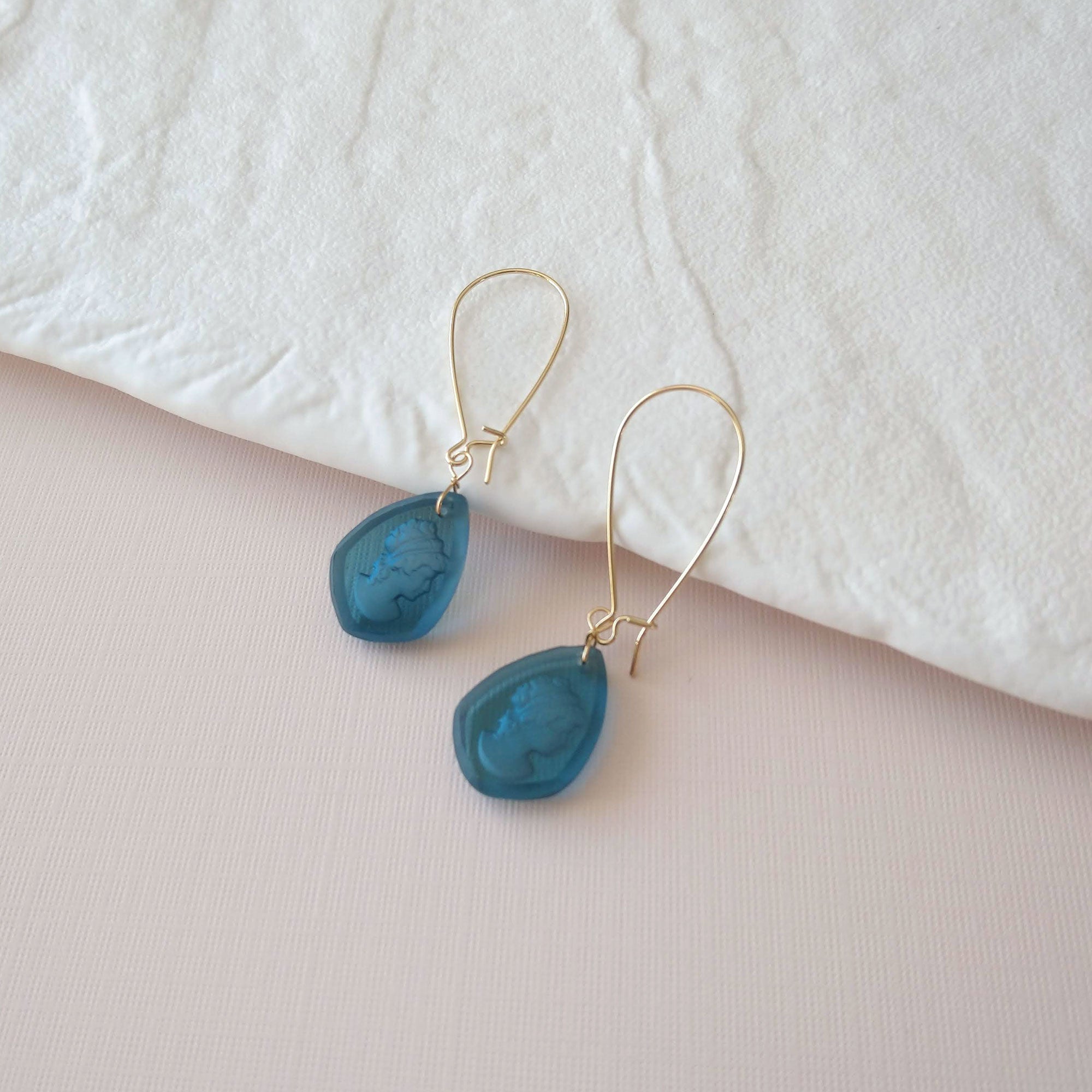 Soto II Earrings in teal (SD1569)