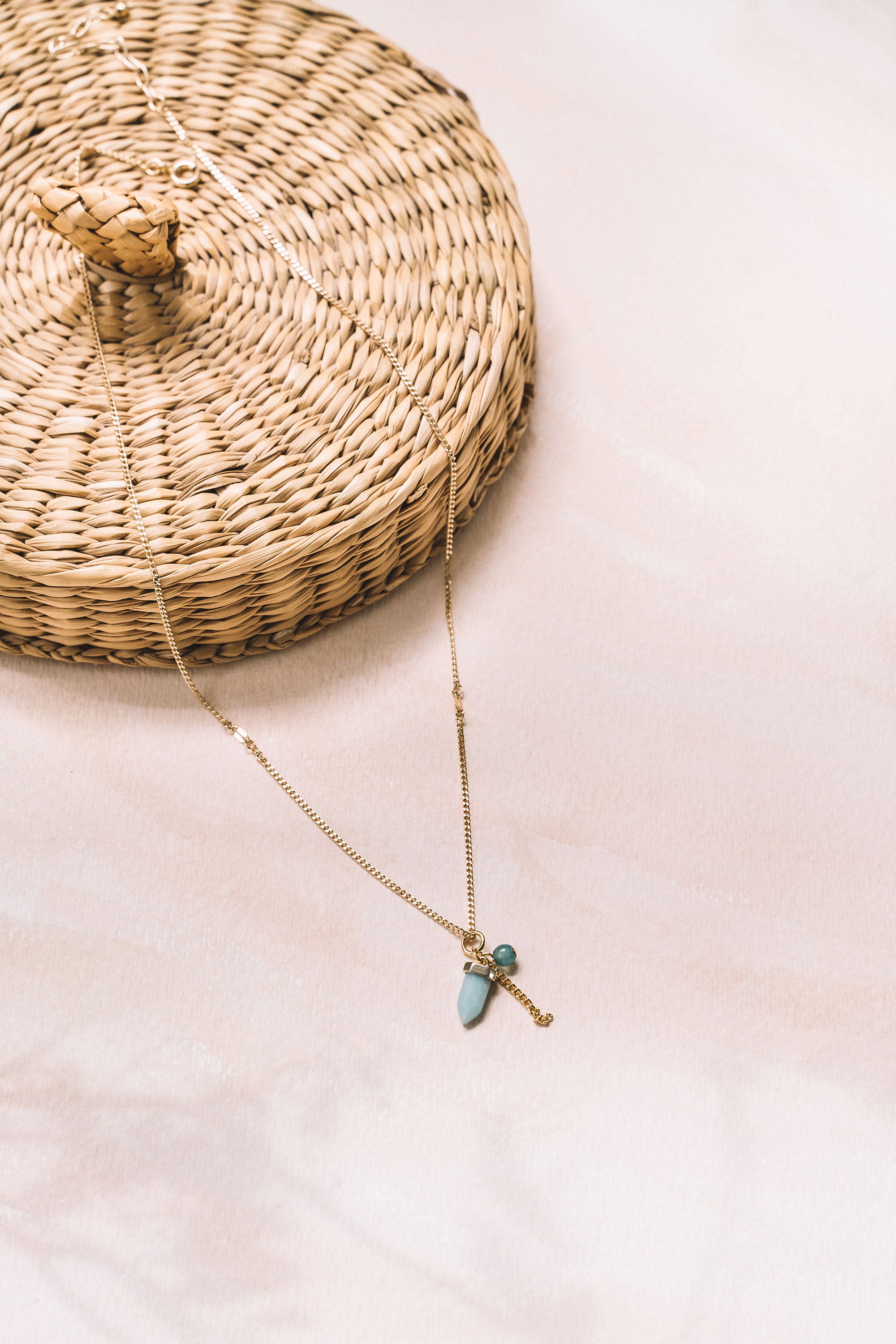 Magic Stone Cluster Charm Necklace (SD1609)