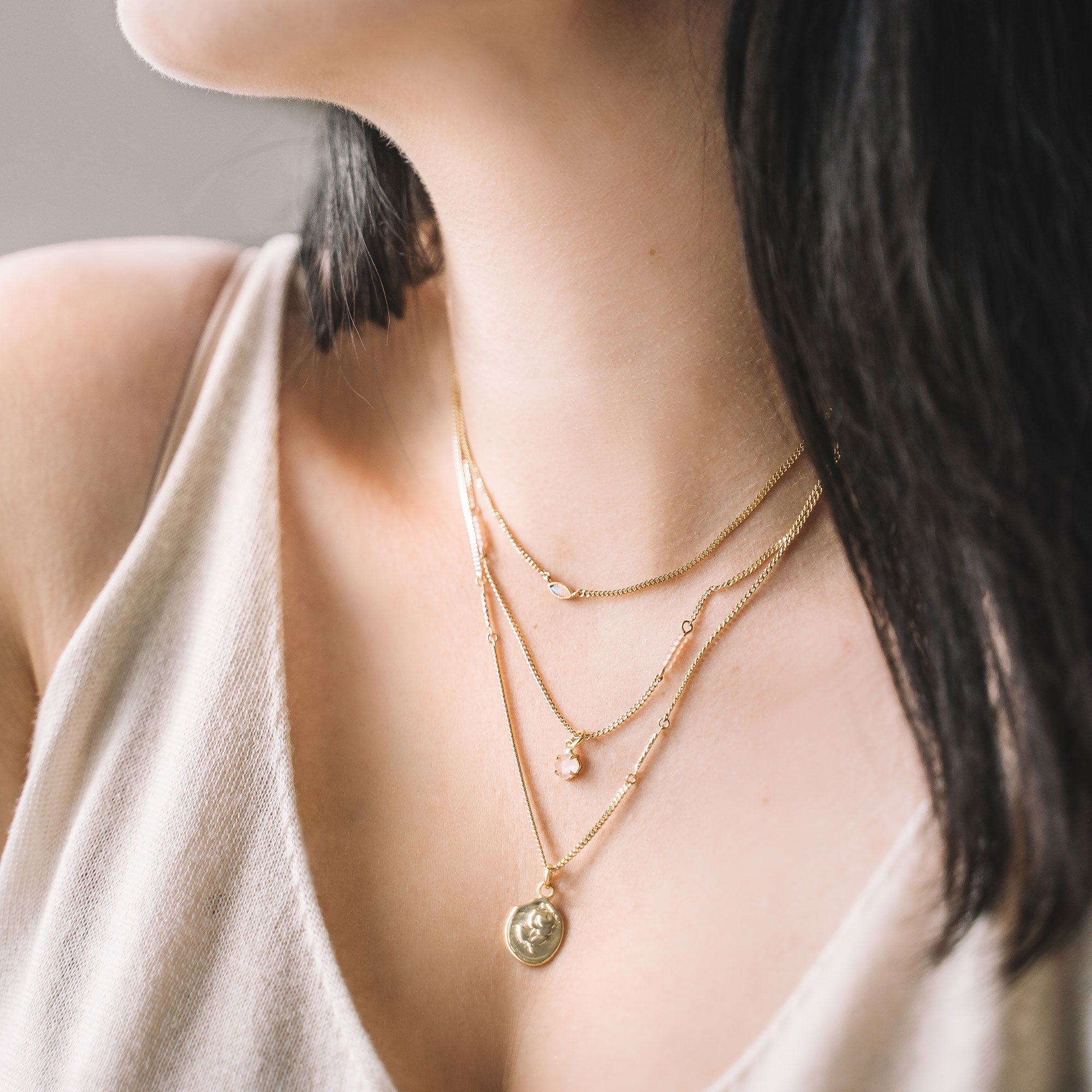 layering necklaces charm necklace