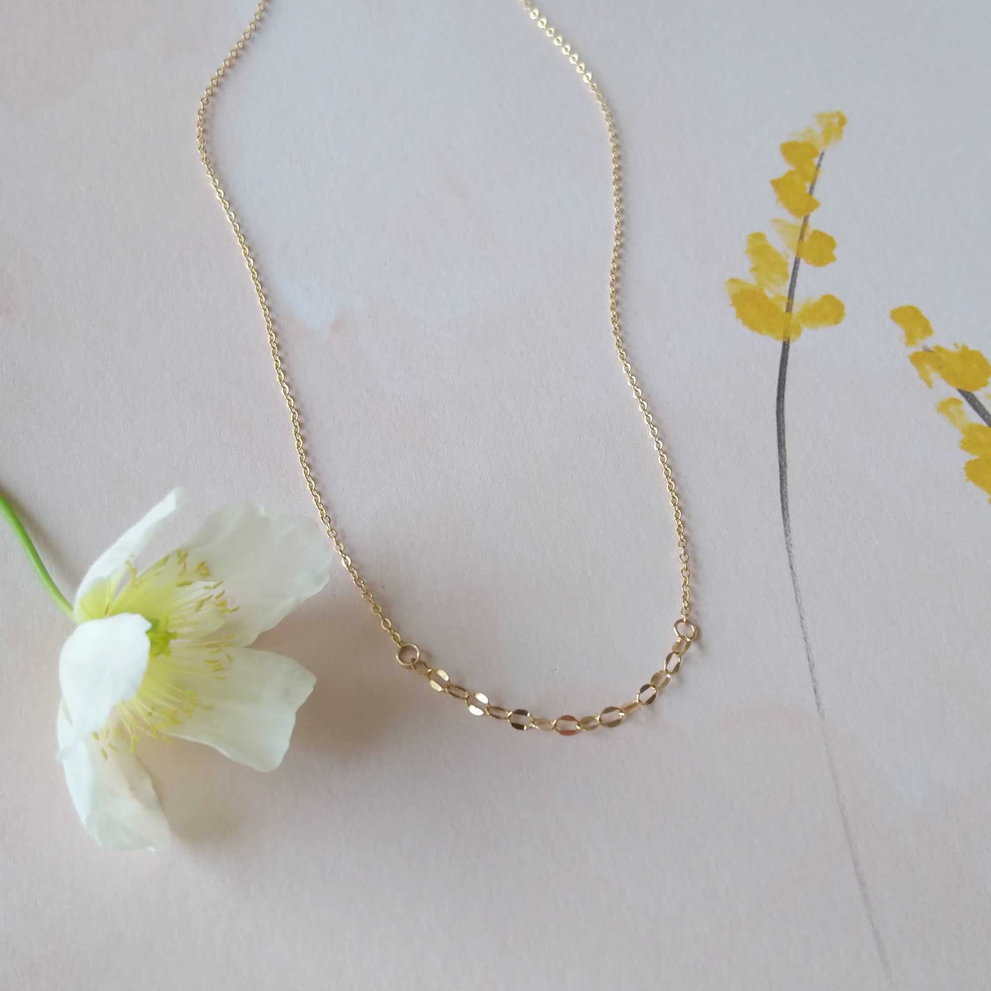 gold filled necklace