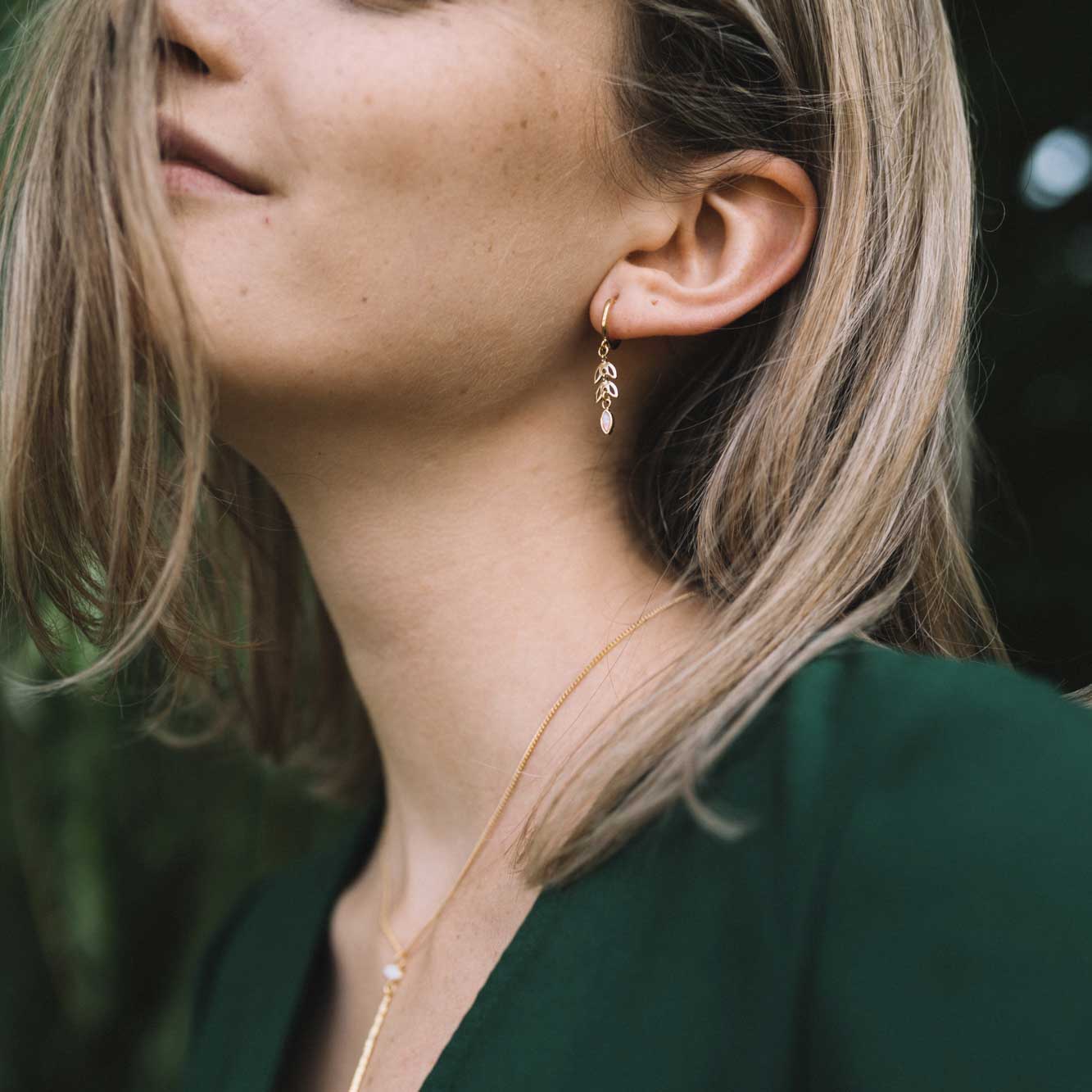 delicate earrings for her canadian made sandrine devost jewelry
