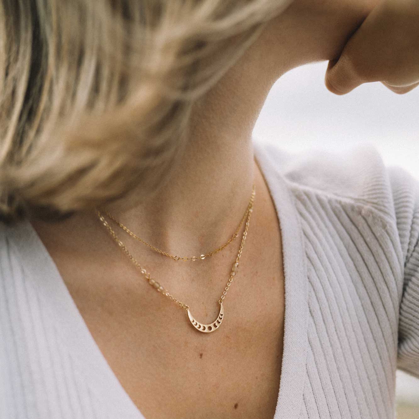 gold choker chain bijoux sandrine devost