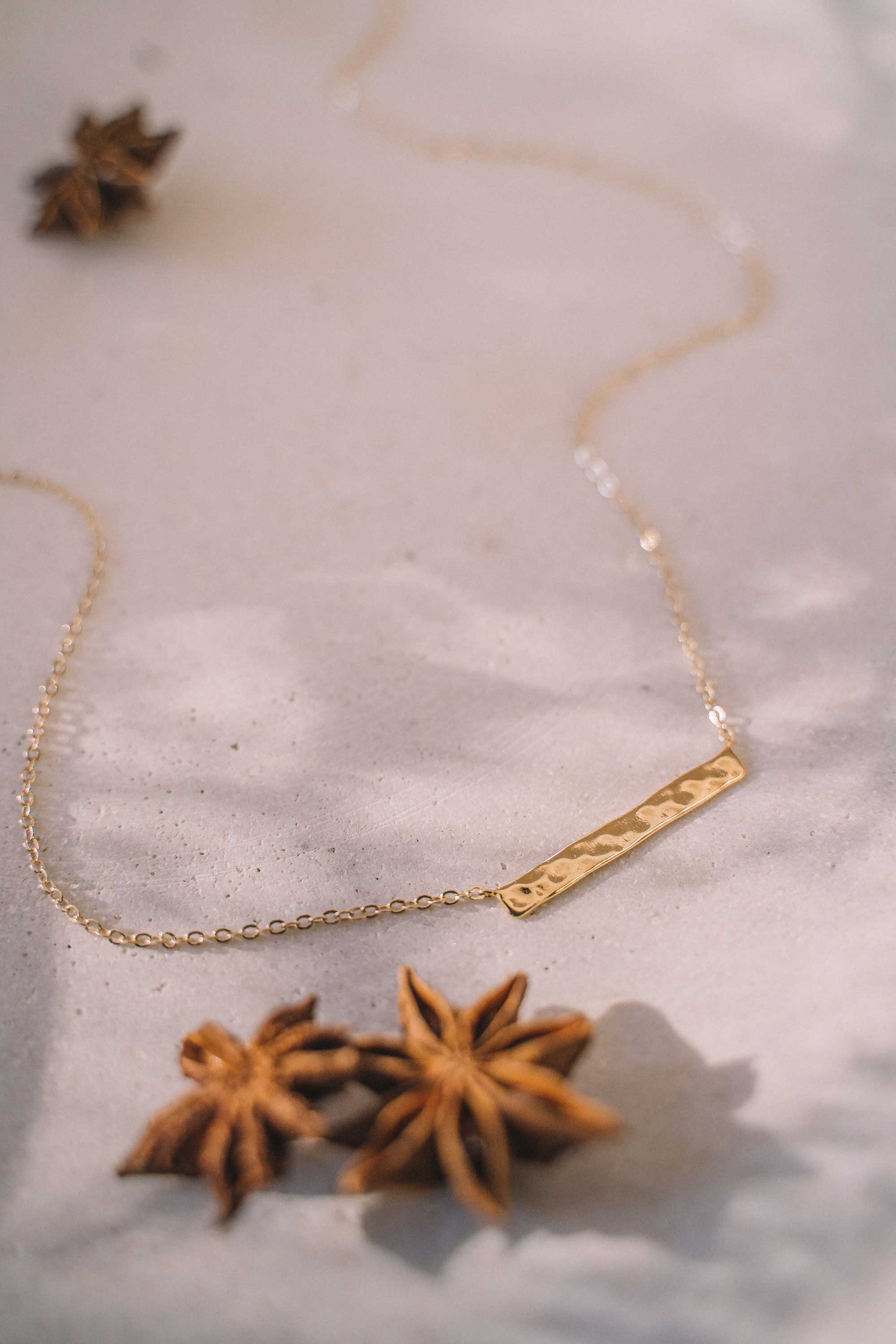 perfect gift for her layering necklaces 14k or rempli
